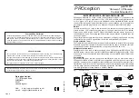 Preview for 1 page of PROception proSTL1 KIT Instructions For Installation And Use