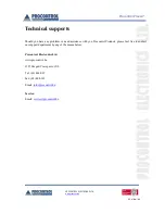 Preview for 43 page of procontrol Proxer 7 User Manual