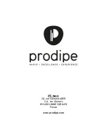 Preview for 12 page of Prodipe Studio 22 plus User Manual