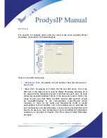 Preview for 29 page of Prodys IP Family User Manual