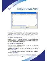 Preview for 57 page of Prodys IP Family User Manual