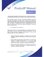 Preview for 83 page of Prodys IP Family User Manual