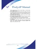 Preview for 93 page of Prodys IP Family User Manual