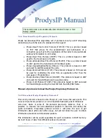 Preview for 96 page of Prodys IP Family User Manual