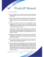 Preview for 116 page of Prodys IP Family User Manual