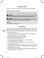 Preview for 30 page of Profi Care PC-GRB 3081 Instruction Manual