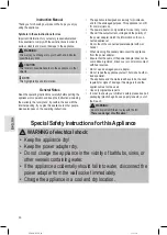 Preview for 30 page of Profi Care PC-HSM/R 3013 Instruction Manual