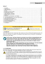 Preview for 9 page of Profi-pumpe OASIS 200-3 LI+LED Operating Instructions Manual