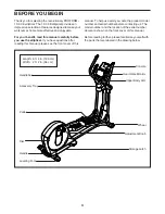 Preview for 4 page of ProForm 10.0 Ce Elliptical User Manual