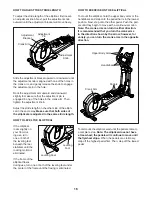 Preview for 16 page of ProForm 10.0 Ce Elliptical User Manual