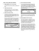 Preview for 19 page of ProForm 1050 Sts Elliptical User Manual