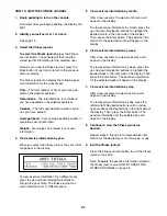 Preview for 21 page of ProForm 1050 Sts Elliptical User Manual