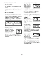 Preview for 15 page of ProForm 115 Csx Bike User Manual