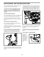 Preview for 19 page of ProForm 115 Csx Bike User Manual