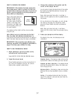 Preview for 17 page of ProForm 14.0 Ce Elliptical User Manual