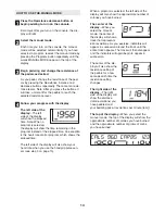 Preview for 14 page of ProForm 160 Elliptical User Manual