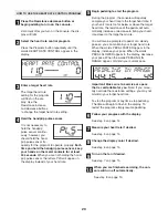 Preview for 20 page of ProForm 160 Elliptical User Manual