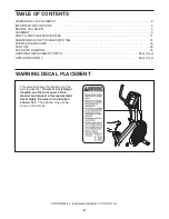 Preview for 2 page of ProForm 29859.0 User Manual