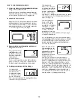 Preview for 12 page of ProForm 385 Csx Bike Manual