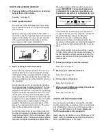 Preview for 14 page of ProForm 385 Csx Bike Manual