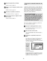 Preview for 16 page of ProForm 480 Cx Treadmill (Italian) Manuale D'Istruzioni