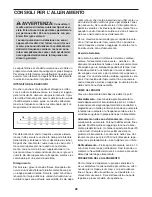 Preview for 28 page of ProForm 480 Cx Treadmill (Italian) Manuale D'Istruzioni