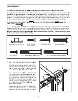 Preview for 6 page of ProForm 5.0 Crosstrainer Treadmill User Manual