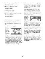 Preview for 14 page of ProForm 5.0 Crosstrainer Treadmill User Manual