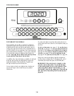 Preview for 16 page of ProForm 505 Cst Treadmill User Manual