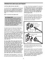 Preview for 9 page of ProForm 600 S Treadmill User Manual