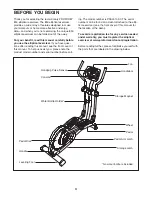 Preview for 4 page of ProForm 850 Elliptical User Manual