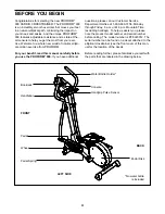 Preview for 4 page of ProForm 900 Cardiocross Trainer Elliptical User Manual