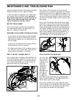 Preview for 20 page of ProForm 900 Cardiocross Trainer Elliptical User Manual