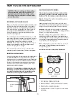 Preview for 6 page of ProForm AIR WALKER PFAW75070 User Manual