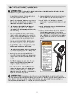 Preview for 3 page of ProForm CardioCross Trainer PFEL39032 User Manual