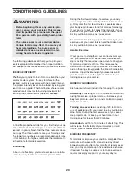 Preview for 20 page of ProForm CardioCross Trainer PFEL39032 User Manual