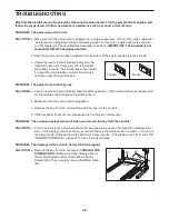 Preview for 22 page of ProForm Crosswalk 2.0 XT User Manual