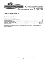 Preview for 2 page of ProForm CrossWalk Advanced 525i User Manual