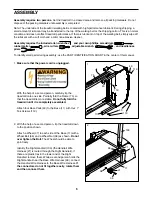 Preview for 5 page of ProForm CROSSWALK GTS User Manual