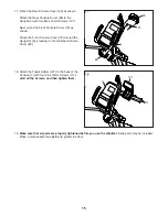 Preview for 15 page of ProForm PFEVEL12716.0 User Manual