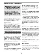 Preview for 21 page of ProForm PFTL69500 User Manual