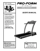 Preview for 1 page of ProForm PFTL69502 User Manual