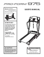 ProForm PFTL91206.0 User Manual preview