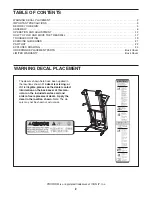 Preview for 2 page of ProForm Style 4500 User Manual