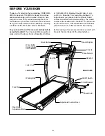 Preview for 5 page of ProForm TREADMILL PFTL99600 User Manual