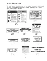 Preview for 16 page of Progressive Turf Equipment 1212029 Operator'S Manual And Parts List