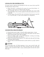 Preview for 21 page of Progressive Turf Equipment 1212029 Operator'S Manual And Parts List