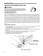 Preview for 28 page of Progressive Turf Equipment TDR-X Operator'S Manual & Parts List