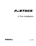 Prolifics Panter 2Tier Installation Manual preview