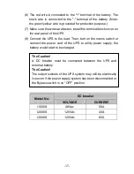 Preview for 20 page of Proline UPS I1000 User Manual